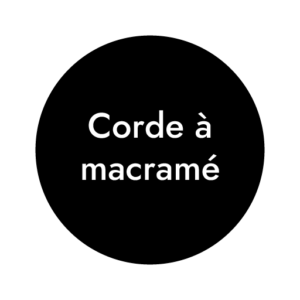 Corde à macramé